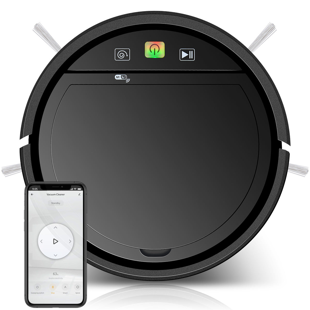 工場直販、経路計画機能付き、Wifi携帯電話アプリと音声制御スマート掃除ロボット