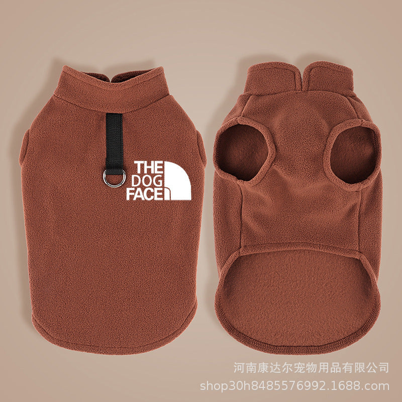 秋冬用ペットベスト犬服ペットフリース服トラクションウォームベスト