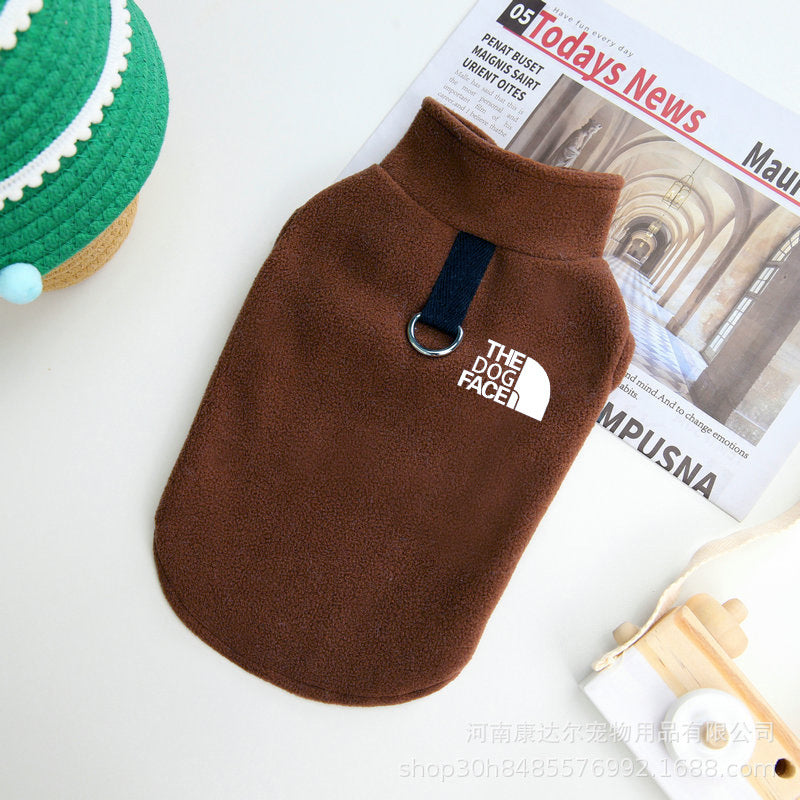 秋冬用ペットベスト犬服ペットフリース服トラクションウォームベスト
