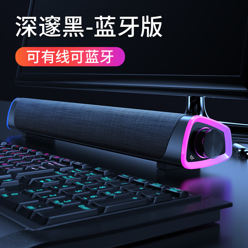 工場出荷時の新品 Bluetooth スピーカー サウンドバー コンピュータ スピーカー ダブル LA デスクトップ サブウーファー スピーカー