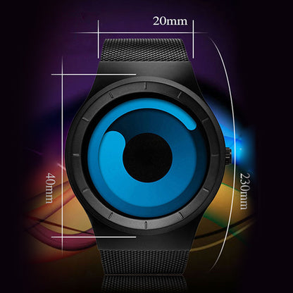 越境貿易 EBAY アマゾン 星空渦巻要素文字盤 スポーツ クォーツ時計 腕時計