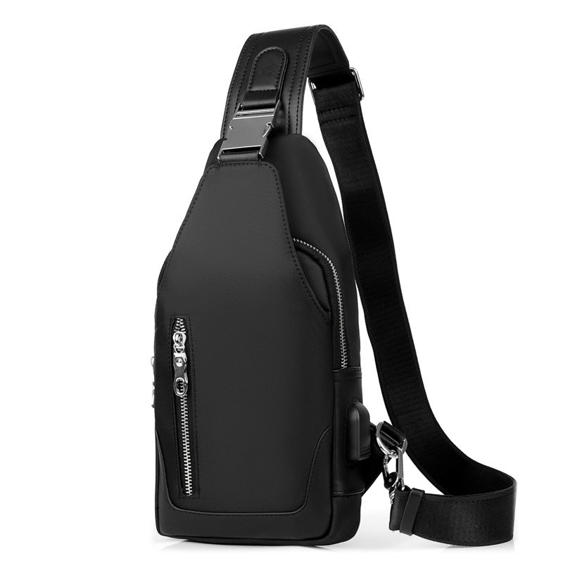 クロスボディバッグ メンズ ユニセックス USB充電 防水