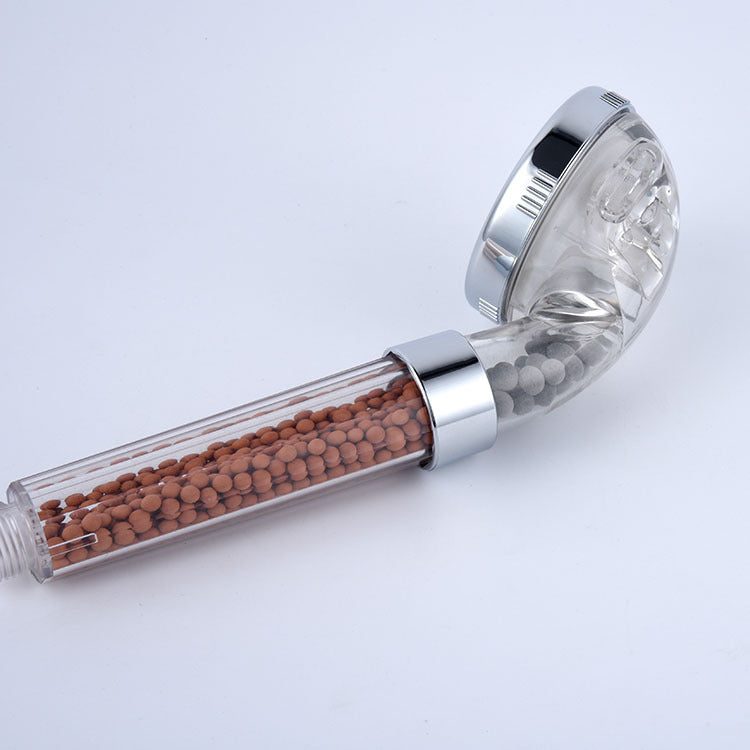 3段階スピード調整シャワーヘッド パワフルな大型浄水水質ブースターバスハンドヘルドシャワーヘッド