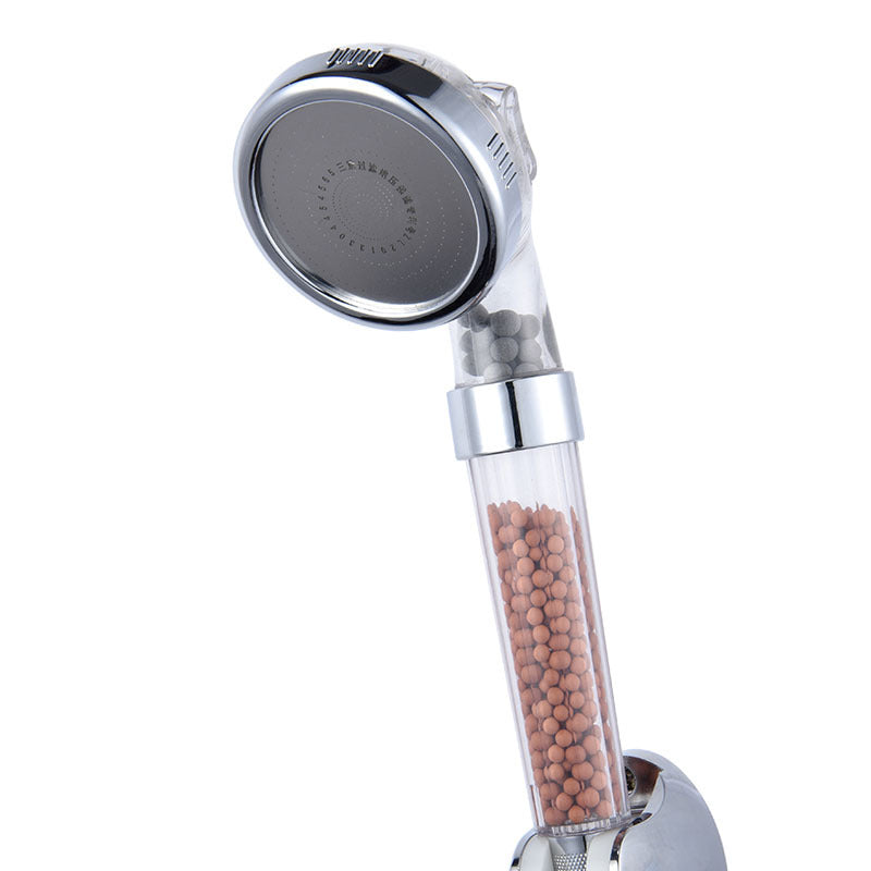 3段階スピード調整シャワーヘッド パワフルな大型浄水水質ブースターバスハンドヘルドシャワーヘッド