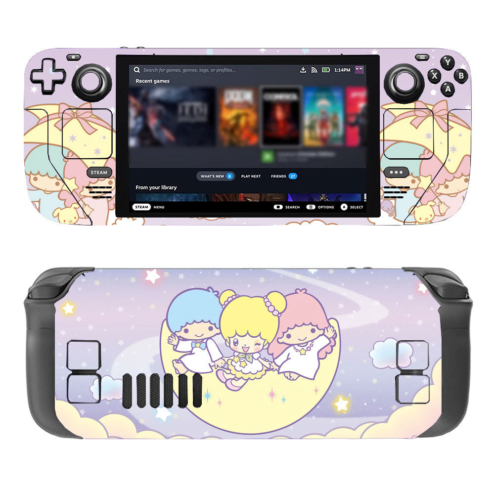 SteamデッキハンドヘルドコンピュータステッカーValveゲーム本体保護フィルムクリエイティブステッカー保護フィルムフィルム
