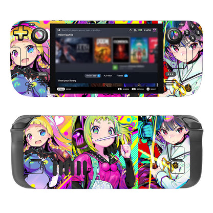 SteamデッキハンドヘルドコンピュータステッカーValveゲーム本体保護フィルムクリエイティブステッカー保護フィルムフィルム