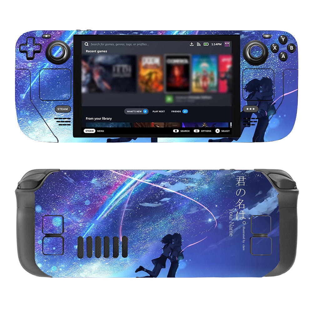 SteamデッキハンドヘルドコンピュータステッカーValveゲーム本体保護フィルムクリエイティブステッカー保護フィルムフィルム