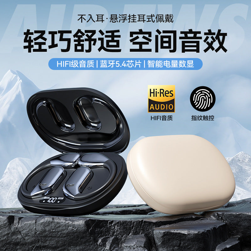 同時通訳 AI翻訳 Bluetoothヘッドセット M75 耳にフィットしない 骨伝導 ワイヤレス 長時間装着 ランニングでも痛くない 特別モデル