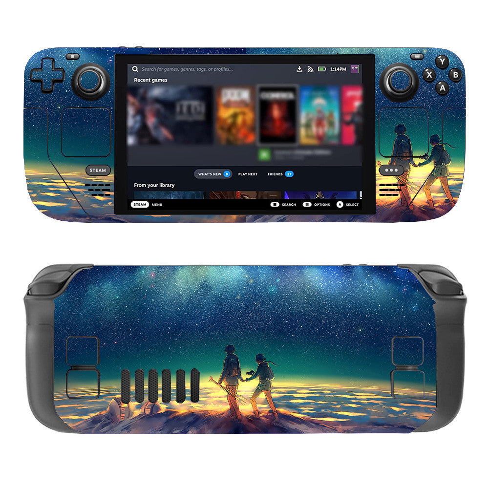 SteamデッキハンドヘルドコンピュータステッカーValveゲーム本体保護フィルムクリエイティブステッカー保護フィルムフィルム