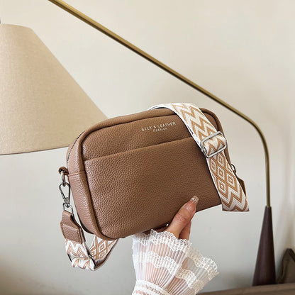 ファッションレディースバッグ新作クロスボーダー外国貿易無地PUメッセンジャーバッグレディーススモールバッグレディースショルダーバッグスモールスクエアバッグ