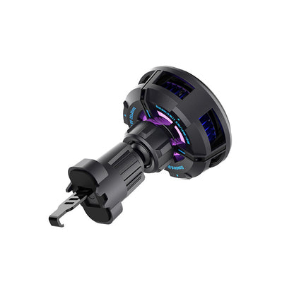 QI2.0車載用携帯電話ワイヤレス充電器、磁気冷却半導体放熱、Apple 15W急速充電に最適