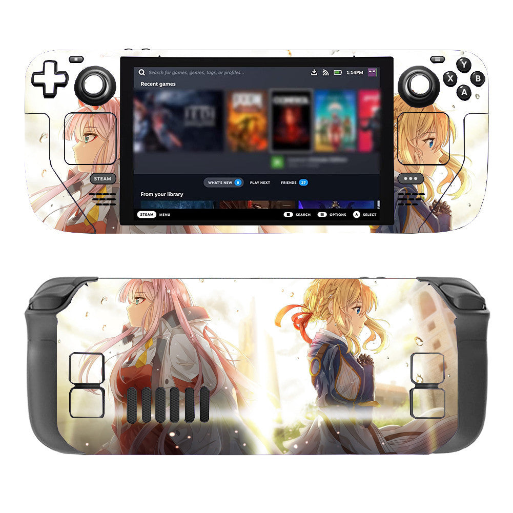 SteamデッキハンドヘルドコンピュータステッカーValveゲーム本体保護フィルムクリエイティブステッカー保護フィルムフィルム