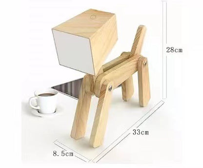 ユニークな犬の形のデスクランプ ユニークな犬の形のデスクランプ 木製のデスクランプ 国境を越えた新製品