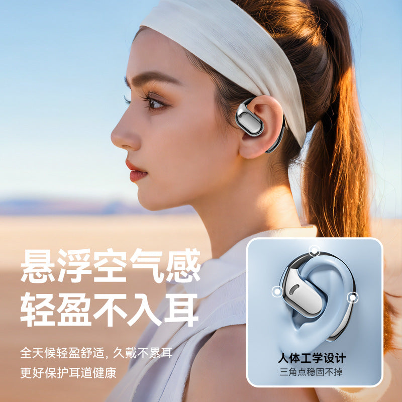 同時通訳 AI翻訳 Bluetoothヘッドセット M75 耳にフィットしない 骨伝導 ワイヤレス 長時間装着 ランニングでも痛くない 特別モデル
