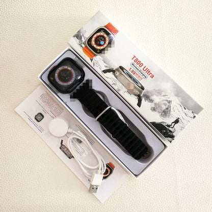 スマートウォッチ T800U ワイヤレス充電器 (オレンジ) – スタイルとテクノロジーを手首に！