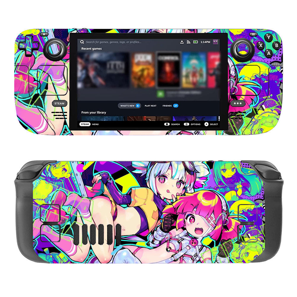 SteamデッキハンドヘルドコンピュータステッカーValveゲーム本体保護フィルムクリエイティブステッカー保護フィルムフィルム