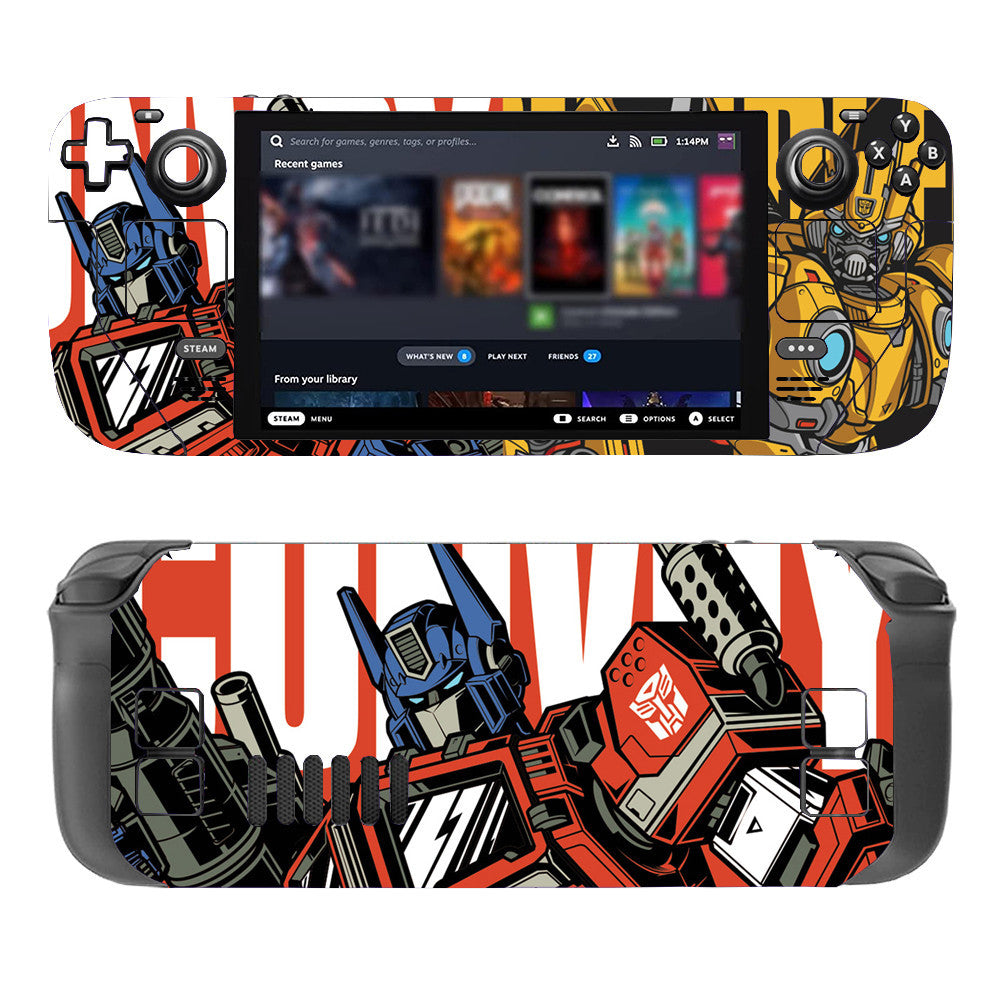 SteamデッキハンドヘルドコンピュータステッカーValveゲーム本体保護フィルムクリエイティブステッカー保護フィルムフィルム