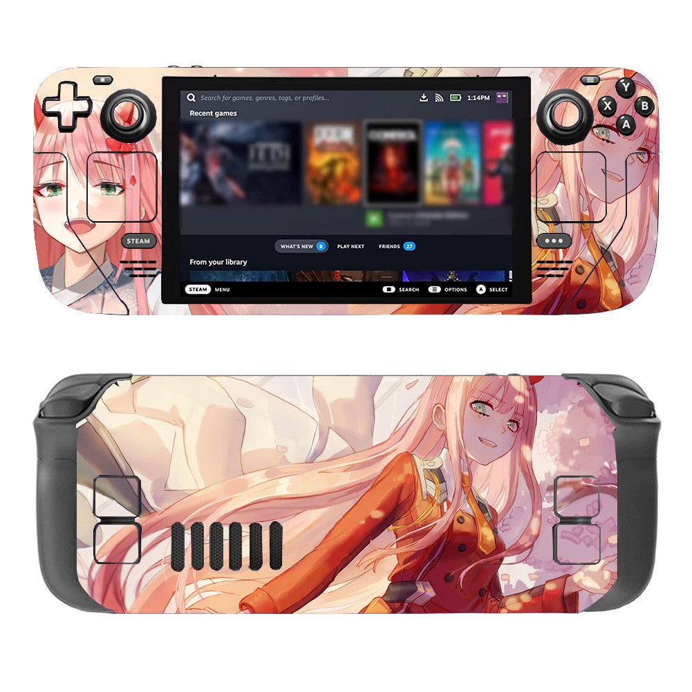 SteamデッキハンドヘルドコンピュータステッカーValveゲーム本体保護フィルムクリエイティブステッカー保護フィルムフィルム