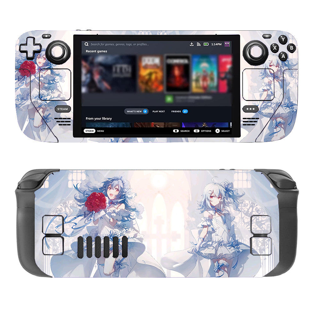 SteamデッキハンドヘルドコンピュータステッカーValveゲーム本体保護フィルムクリエイティブステッカー保護フィルムフィルム