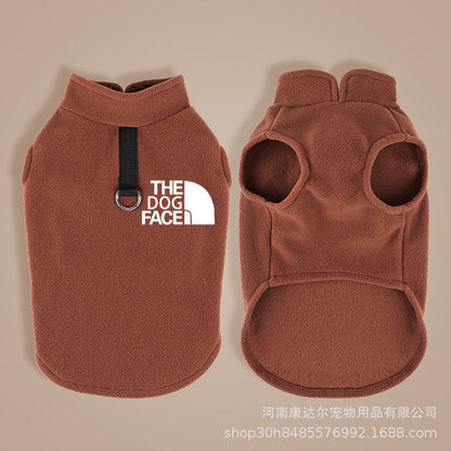 秋冬用ペットベスト犬服ペットフリース服トラクションウォームベスト