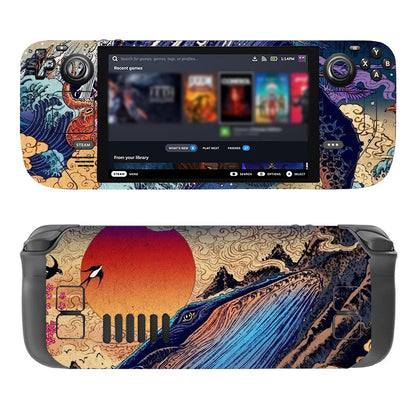 SteamデッキハンドヘルドコンピュータステッカーValveゲーム本体保護フィルムクリエイティブステッカー保護フィルムフィルム