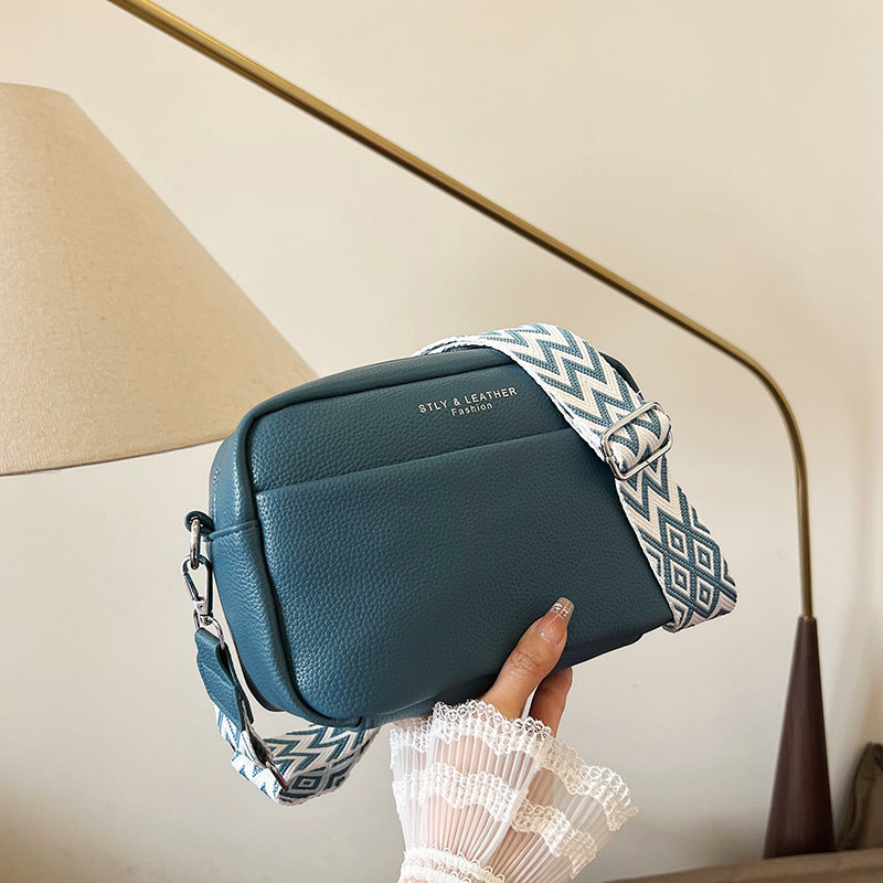 ファッションレディースバッグ新作クロスボーダー外国貿易無地PUメッセンジャーバッグレディーススモールバッグレディースショルダーバッグスモールスクエアバッグ