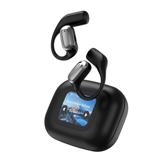 a16mini pro タッチスクリーン カラースクリーン ANC ノイズ低減 ワイヤレス イヤーフック OWS スマート AI 翻訳 Bluetooth ヘッドセット
