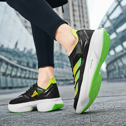 クロスボーダー新着の通気性メッシュカジュアルシューズ メンズファッション 軽量で快適なランニングスニーカー 学生向け