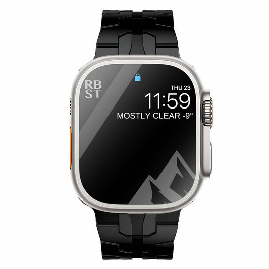 Apple Watch 8ウルトラチタンウォッチストラップアイアンマンメタルスマートウォッチウォッチストラップに適しています