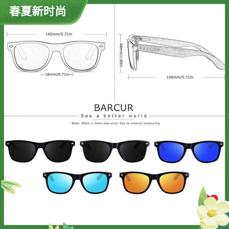 サングラス 木製 偏光サングラス 男性用 木製 女性用