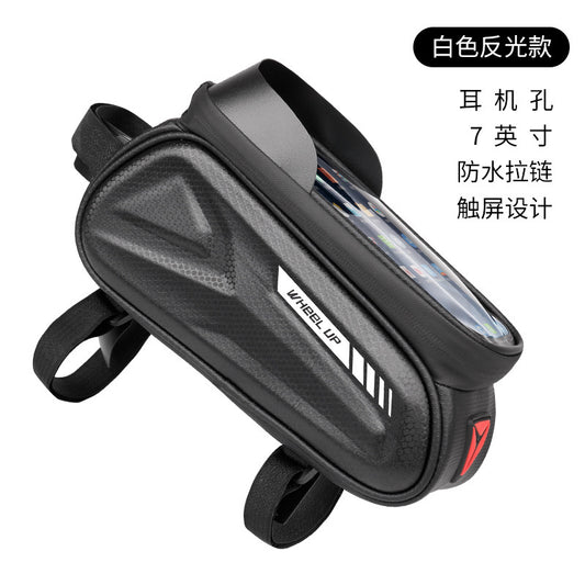 ハードシェル自転車バッグトップチューブバッグフロントビームバッグ携帯電話バッグマウンテンロードバイクライディング機器アクセサリー自転車バッグ