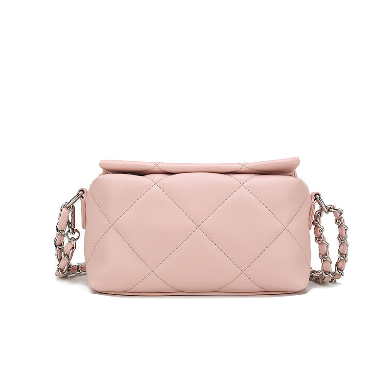 トレンディなレディースバッグ、新しいバッグ、レディースファッション、ワンショルダーの小さなバッグ、オールマッチのリンジチェーンバッグ、レディースメッセンジャーバッグ