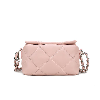 トレンディなレディースバッグ、新しいバッグ、レディースファッション、ワンショルダーの小さなバッグ、オールマッチのリンジチェーンバッグ、レディースメッセンジャーバッグ