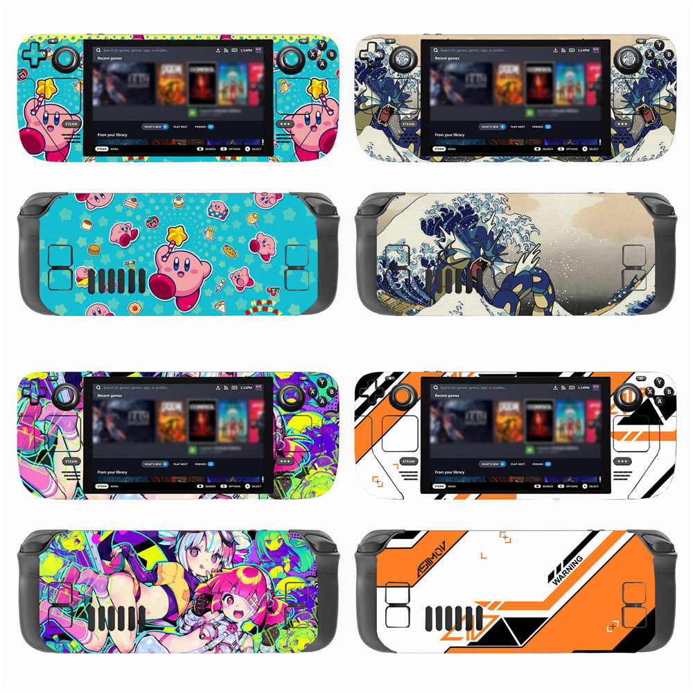 SteamデッキハンドヘルドコンピュータステッカーValveゲーム本体保護フィルムクリエイティブステッカー保護フィルムフィルム