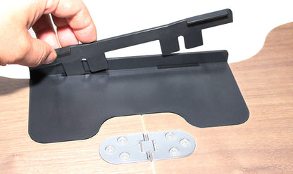 コンピューターデスク、ベッドの上に横になって遊ぶ、デスクの上にノートパソコン、ベッドの上に木製の折りたたみ式角度調節可能