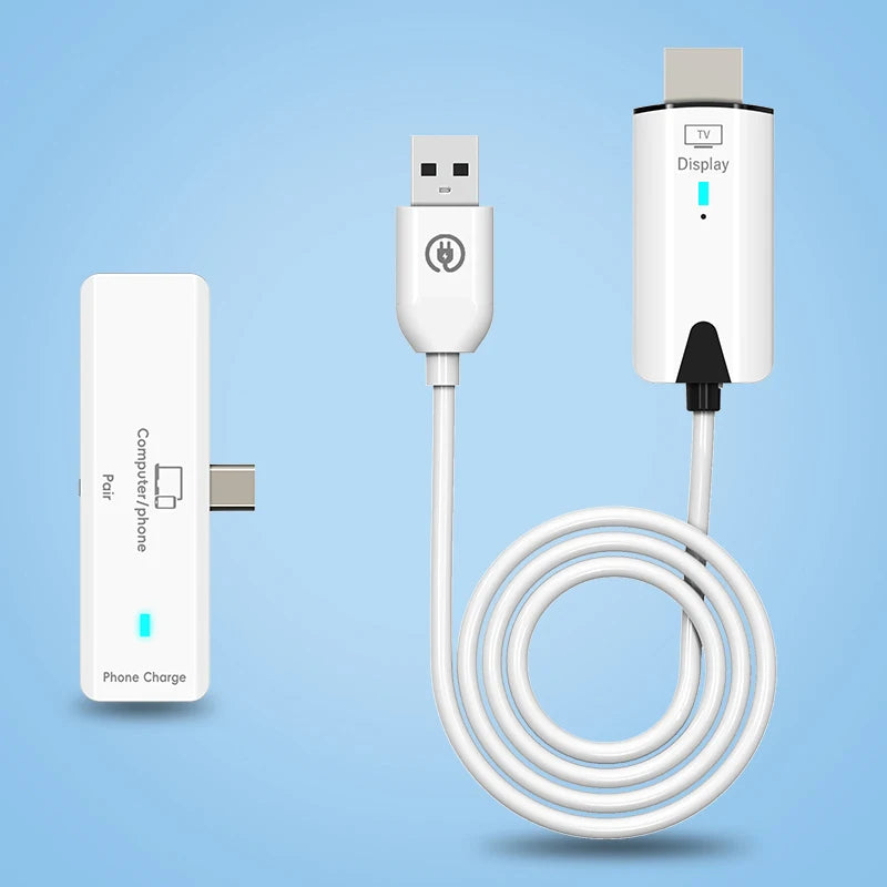 30m無線伝送用ビデオ送信機および受信機、HDMIエクステンダー、ケーブルアダプター、カメラ・PCからテレビへの画面ミラーリング