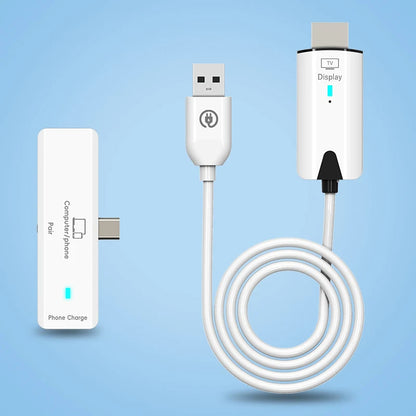 30m無線伝送用ビデオ送信機および受信機、HDMIエクステンダー、ケーブルアダプター、カメラ・PCからテレビへの画面ミラーリング