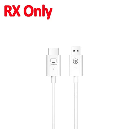 30m無線伝送用ビデオ送信機および受信機、HDMIエクステンダー、ケーブルアダプター、カメラ・PCからテレビへの画面ミラーリング