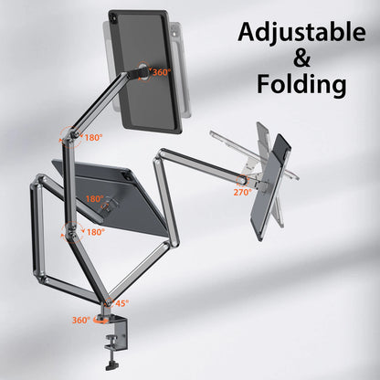 KUXIU 折りたたみ式 iPad マグネットホルダー iPad Air 11/13インチ（2024）、iPad Pro11インチ2nd/3rd、12.9インチ3rd/4th/5th 調節可能スタンド