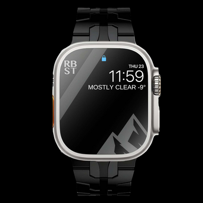 Apple Watch 8ウルトラチタンウォッチストラップアイアンマンメタルスマートウォッチウォッチストラップに適しています