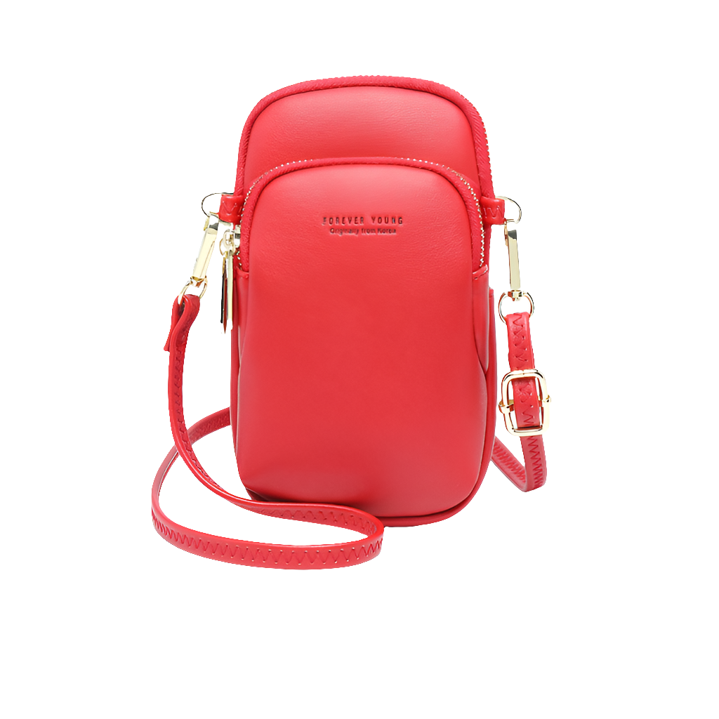 新しい永遠の若い女性の携帯電話バッグ韓国版無地ショルダーバッグファッションシンプルな斜めパッケージ