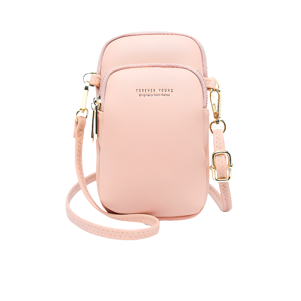 新しい永遠の若い女性の携帯電話バッグ韓国版無地ショルダーバッグファッションシンプルな斜めパッケージ