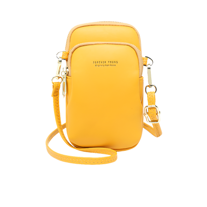 新しい永遠の若い女性の携帯電話バッグ韓国版無地ショルダーバッグファッションシンプルな斜めパッケージ