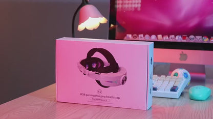 国境を越えた新しいMeta quest3ヘッドセットRGB電子調整ヘッドセット8000mAh VRヘッドセットVRアクセサリー