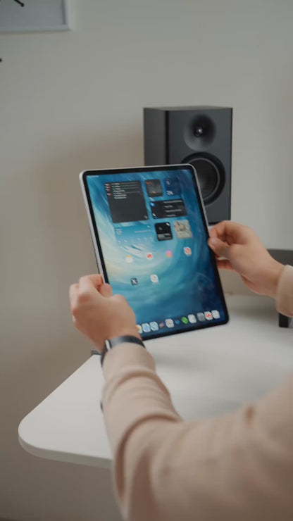 KUXIU 折りたたみ式 iPad マグネットホルダー iPad Air 11/13インチ（2024）、iPad Pro11インチ2nd/3rd、12.9インチ3rd/4th/5th 調節可能スタンド